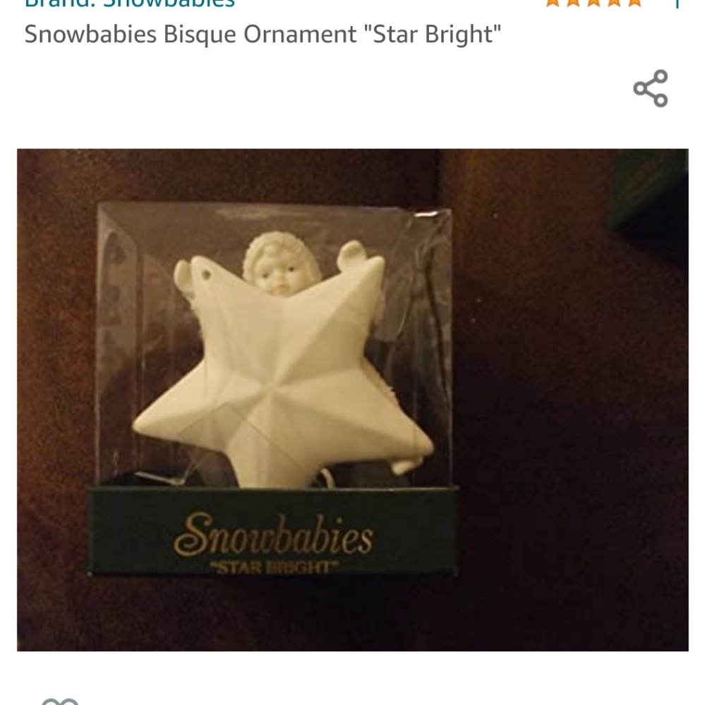 Dept 56 Snowbabies Star Bright